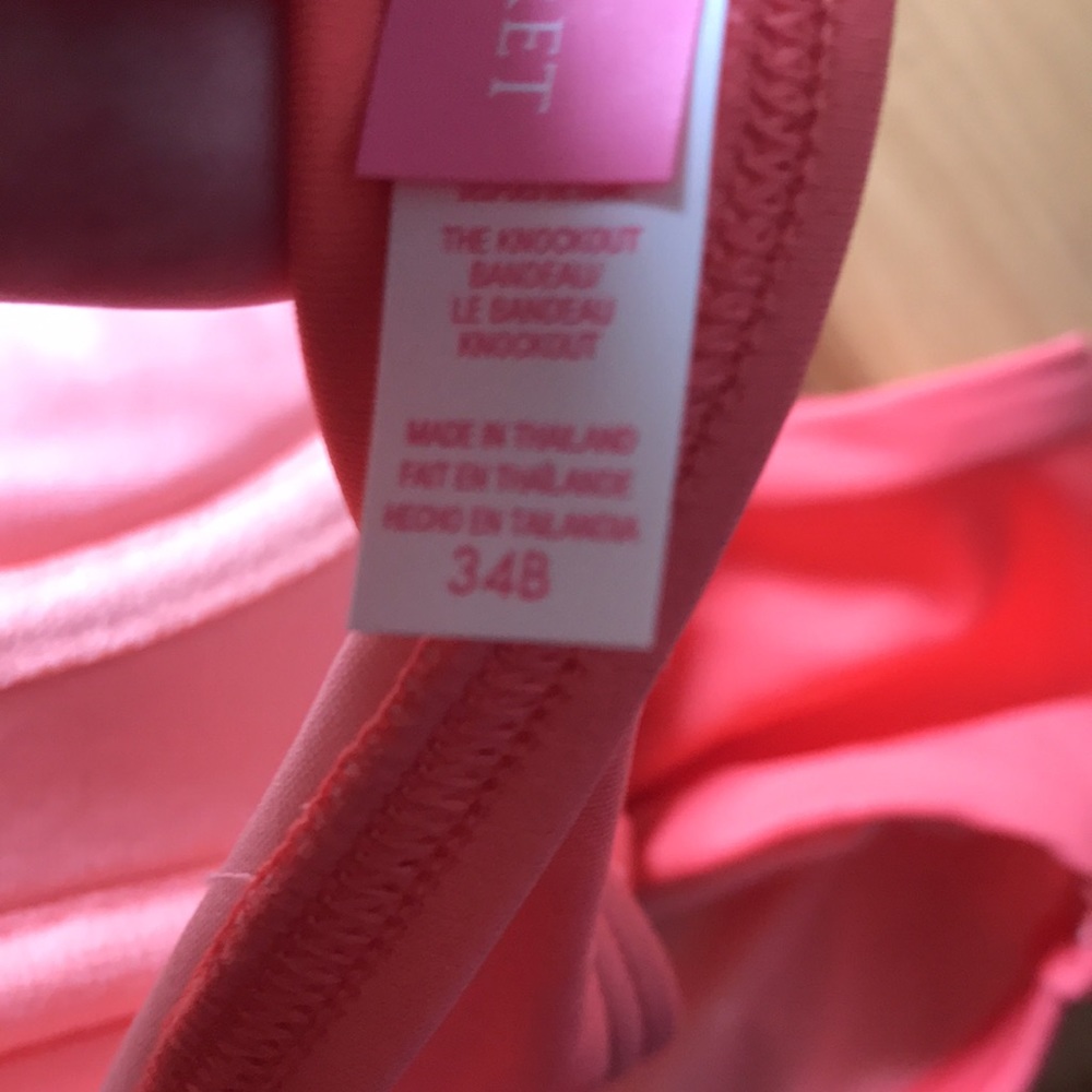 Vs Strapless Bikini Set Removable Padding M/34b - image 7